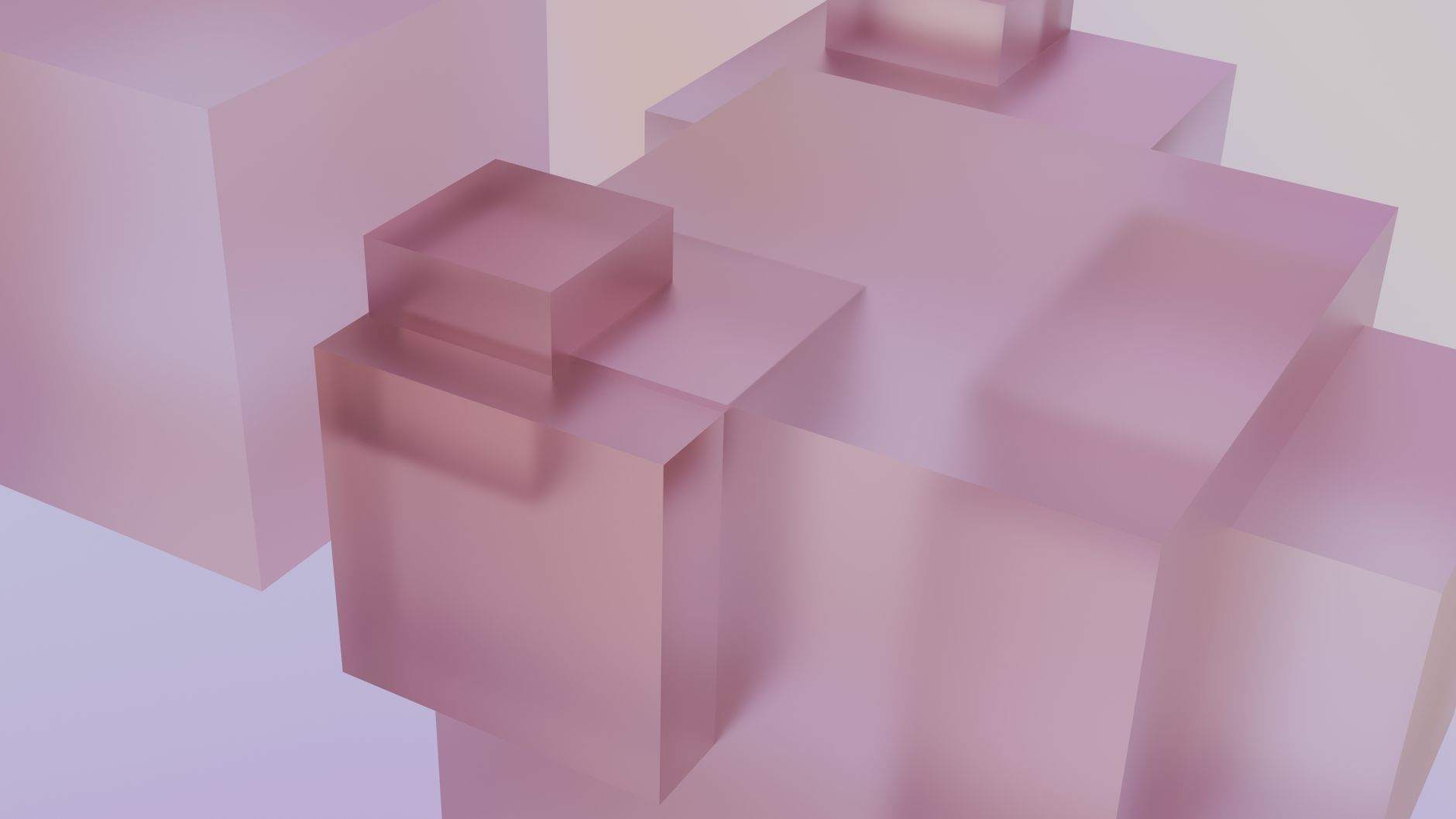 Isometric pastel staircase with small icons on each step